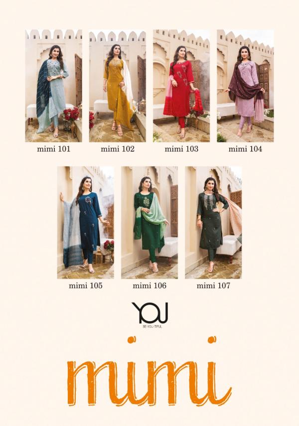 Wanna Mimi Fancy Hand Work Cotton Silk Designer Readymade Catalogue